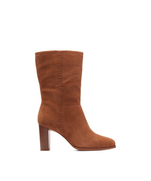 Clarks - Karamo Mid Dark Tan Suede Clarks - Karamo Mid Dark Tan Suede